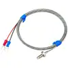 Termopar tipo tornillo M6 Sonda de temperatura M8 Cable sensor de temperatura Resistencia térmica Pt100 Sensor de temperatura Termopar tipo K