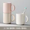 Taza Engrosada Antimoho para Enjuague Bucal Taza para Cepillo de Dientes Paquete Familiar Taza para Enjuague Bucal de Boca Ancha Taza para Cepillo de Dientes de Calibre Grande Doble Capa Taza para Lavar
