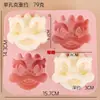 Estilo Fresco e Simples Folha de Tartaruga Oval Quadrado Grande Sabonete Artesanal Molde de Silicone Molde Antiaderente para Sabão Frio e Sabão com Óleo Essencial
