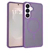 Adequado para Capa de Celular Magnética Samsung 26 Silver Shield com Sensação de Pele, Capa de Celular Espessa Anti-Queda Samsung 26A, Capa de Celular 20, 26 Simples