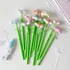 Flor de tela para estudiante Regalo Bolígrafo Alivio del estrés Agitar bolígrafo Bolígrafo de gel Día del Maestro Regalo Bolígrafo para firmar Bolígrafo de registro de escritura