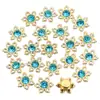 9 cores 10*12mm explosões transfronteiriças diy botão de diamante plano feito à mão renda incrustada pingente acessórios para vestuário