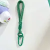 Dopamina Acrílico Miçangas Letra Corda Trançada Série Miu Bolsa Pendente Popular Colorido Letra Miçangas Pingente de Bolsa