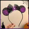 Diadema de Halloween para Niños Sombrero de Malla de Bruja Diadema de Calabaza Fantasma Accesorios para Disfraces de Fiesta Cosplay