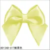 Laço Amarelo Suave de 4 Pontos. Cinto de Poliéster 8D13Ab-617 Decoração de Flor de Saída de Yao Ming Laço 33*31mm