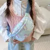 Bolsa Peitoral Infantil Fashion Desenho Animado 2025 Nova Bolsa de Armazenamento de Nylon para Meninas Bolsa Pequena Transversal de Viagem com Estampa de Desenho Animado