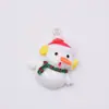 Colgante de resina navideño simulación muñeco de nieve árbol de Navidad anciano bolsa llavero colgante accesorios DIY