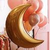 36 polegadas cor sólida ouro rosa ouro lua filme de alumínio balão balão de folha de alumínio balão de casamento layout de casamento atacado