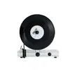 Gramófono Retro Vertical de Lujo Ligero Moderno Disco de Vinilo Cristal Adorno Creativo Modelo Escritorio Sala de Estudio Sala de Modelos