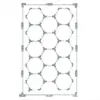 Luz Hexagonal de Panal Transfronteriza 110V Luz de Garaje 220V Impermeable con Recubrimiento de Película Luz para Lavado de Autos Iluminación para Estación de Trabajo de Belleza de Autos