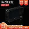 Bolsa de Lavado Transparente para Viaje PVC Personalizada Plástico Almacenamiento de Cosméticos Bolsa de Empaque con Cremallera Separación Seco y Húmedo Bolsa de Hueso de Plástico
