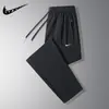 Pantalones de Secado Rápido Transfronterizos 2026 para Hombre Verano Hilo de Seda de Hielo Delgado Transpirables Pierna Recta Casual Deportivos Pantalones Largos para Hombre