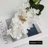 Hortensia de pagoda de una rama nórdica flor artificial decoración de lugar de boda en casa accesorios de fotografía flor falsa de hortensia