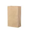 Bolsa de Embalaje Gruesa de Papel Kraft Bolsa de Entrega Desechable Comercial Pollo Frito Barbacoa Empaque a Prueba de Aceite LOGOTIPO Imprimible