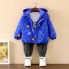 Pato Amarillo Pequeño Ropa Infantil Tres en Uno Desmontable Niños y Niñas Bebé Primavera y Otoño Casual Más Fácil de Combinar Chaqueta con Capucha