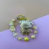 Ouro Puro 999 Deus da Riqueza Atrai Riqueza e Dá Bolsa para Celular Pingente Corda de Ouro Shuibei Pingente de Chave Joia Loja de Ouro Presente
