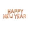 Feliz Año Nuevo traje de letras de 16 pulgadas saludo de Feliz Año Nuevo Año Nuevo inglés pegatina adhesiva DIY