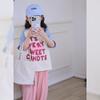 Camiseta de Manga Curta para Meninas 2026 Novo Estilo Roupas de Verão para Crianças Tops Frescos de Meia Manga para Crianças Médias e Grandes Camisetas Básicas Casuais Respiráveis