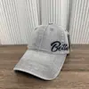 Gorra de Béisbol Bordada con Letra Estilo Retro Americano para Circunferencia de Cabeza Grande Visera Ancha Hace que la Cara Grande Parezca Más Pequeña Protección Solar Gorra tipo Pato para Mujer