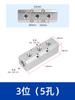 Separación de Aire de Múltiples Tuberías Escape 20*20 Flujo Aluminio Distribuidor de Circuito de Escape Base de Separación de Aire 2 Minutos 1-15 Posiciones Se Pueden Conectar