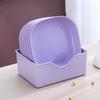 Plato de papel desechable, plato de picnic, plato de hueso, plato para pastel, plato de plástico de grado alimenticio resistente a altas temperaturas, nuevo