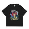 Camiseta de manga corta Casablanca de marca nicho europea y americana de tendencia High Street 100% Algodón