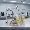 Caja de Guantes Acrílica de Laboratorio, Caja de Operación a Prueba de Polvo de Plexiglás, Equipo Experimental Químico Acrílico de Hebei