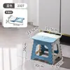 Taburete Plegable para el Hogar Silla de Puesto Silla Plegable de Plástico Portátil para Pesca al Aire Libre Camping Banco Pequeño Plegable Venta al por Mayor