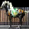 Luoyang Tang Sancai Cavalo Cerâmica Cavalo Enfeites Seis Cavalos Casa Sala de Estar Escritório Decoração Artesanato Presentes Enfeites de Fortuna