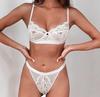 Europeu e Americano Amazon eBay sexy perspectiva sutiã de renda anel de aço peito suporte cueca terno sexy