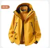 Chaqueta Morada Súper Elegante para Mujer 2026 para Otoño e Invierno, 3 en 1 con Capa Interior Desmontable, Adecuada para Viajes y Senderismo
