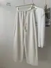 Pantalones Rectos Suaves Nube Dopamina Versión Coreana Otoño 2026 para Mujer, Corte Relajado, Cintura Alta Adelgazante, Pierna Ancha, Pantalones de Chándal Casuales