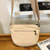 Bolsa Pequeña Mochila para Pareja para Hombre y Mujer 2025 Nueva Casual Coreana de Hombro Cruzada Moda Color Sólido Bolsa Pequeña para Estudiante
