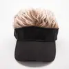 Gorra de Béisbol con Peluca Nueva Hip-Hop Divertida Todo en Uno Visera de Pico para Exteriores Estilo Caliente Transfronterizo Sudeste Asiático Versátil