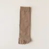 Calcetines de Cinco Dedos para Hombre, Calcetines de Algodón Finos Transpirables de Verano con Dedos Separados, Calcetines Largos Simples para Negocios, Calcetines Versátiles Casuales que No Causan Mal Olor en los Pies