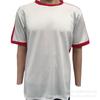 Camiseta de ojo de pájaro de secado rápido producción al por mayor costura bicolor muestras personalizadas cuello redondo absorción de humedad drenaje manga corta exportación