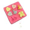 Molde de Silicona para Modelado con Tema Navideño Hecho a Mano Molde para Pastel Plegado Molde para Caramelo Plegado Herramienta Plegada Herramienta Decorativa Molde para Pastel