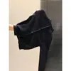 Suéter Básico Gola Alta Meia Manga Clareador Dopamina Macio e Sedoso Soltinho com Efeito Emagrecedor Cardigan Feminino Outono e Inverno Manga Longa Tricô