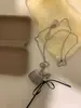 Colar Bolsa Longa Estilo Coreano Moda Design de Nicho Corrente de Pescoço Corrente de Lã Corrente para Clavícula Pingente Ins para Mulheres