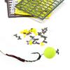 Accesorios de grupo de pesca de fondo invertido estilo europeo Roni cuentas de pesca pesca de peces de hierba bola flotante bola cebo stick bait