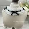 Accesorios de Encaje con Adorno de Lazo de Lujo Estilo Lolita Francés Materiales para Manualidades Cinta Accesorios Plisados