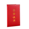 Certificados de Honor del Fabricante, Cartas de Nombramiento, Portacertificados Estampados en Oro Mate, Certificados de Autorización, Impresión de Logo Personalizable, Venta al por Mayor