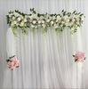 Nuevo Arreglo Floral de Boda de 1m de Largo Escena de Bosque para Mesa Boda Flor Artificial Flor Artificial Guía de Camino Arco