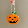 Chaveiro de Abóbora de Halloween Criativo Expressão Excêntrica Pingente de Mochila Pequena Boneca Fantasma Pingente