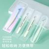 Pinzas para Extensión de Pestañas con Brillo Colorido en Stock Herramienta de Belleza Pinzas para Pestañas Postizas Clip de Pluma Dorada Clip para Pestañas de Alta Precisión