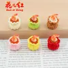 Nuevo Juguete de Comida Shumai de Camarón Simulado Accesorios de Resina de Pegamento de Crema DIY Accesorios para el Cabello Colgante Funda para Teléfono Móvil