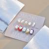 Pegatina Tomoni para Uñas Espejo Explosiones Ins Pegatina Japonesa para Uñas de Niños Forma de Corazón Pegatina Auxiliar para Uñas