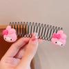 Artefato de cabelo quebrado para mulheres e crianças Cabelo Pin Traseira da Cabeça Invisível Pente Pontiagudo Bebê Acabamento Bangs Quebrado Pente Headwear Meninas