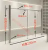 Prateleiras de Parede para Loja de Roupas, Prateleiras de Exposição para Lojas de Roupas Masculinas e Femininas, Cabides de Chão em Aço Inoxidável, Prateleiras de Novo Estilo Venda por Atacado