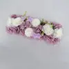 Arreglos Florales Artificiales de Rosa Cebolla para Bodas, Decoraciones con Flores de Seda, Paredes Florales de Hotel, Arreglos Florales para Pasillo, Arte Floral para Bodas